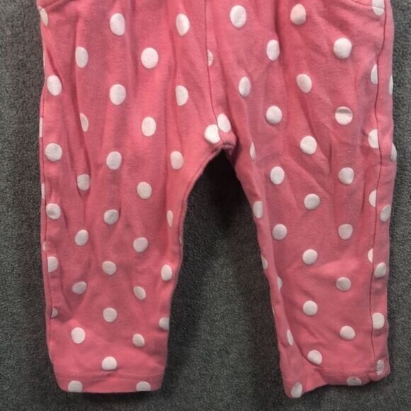 Pink Polka Dot Toddler Pants With Elastic‎ Waistband - Picture 5 of 6